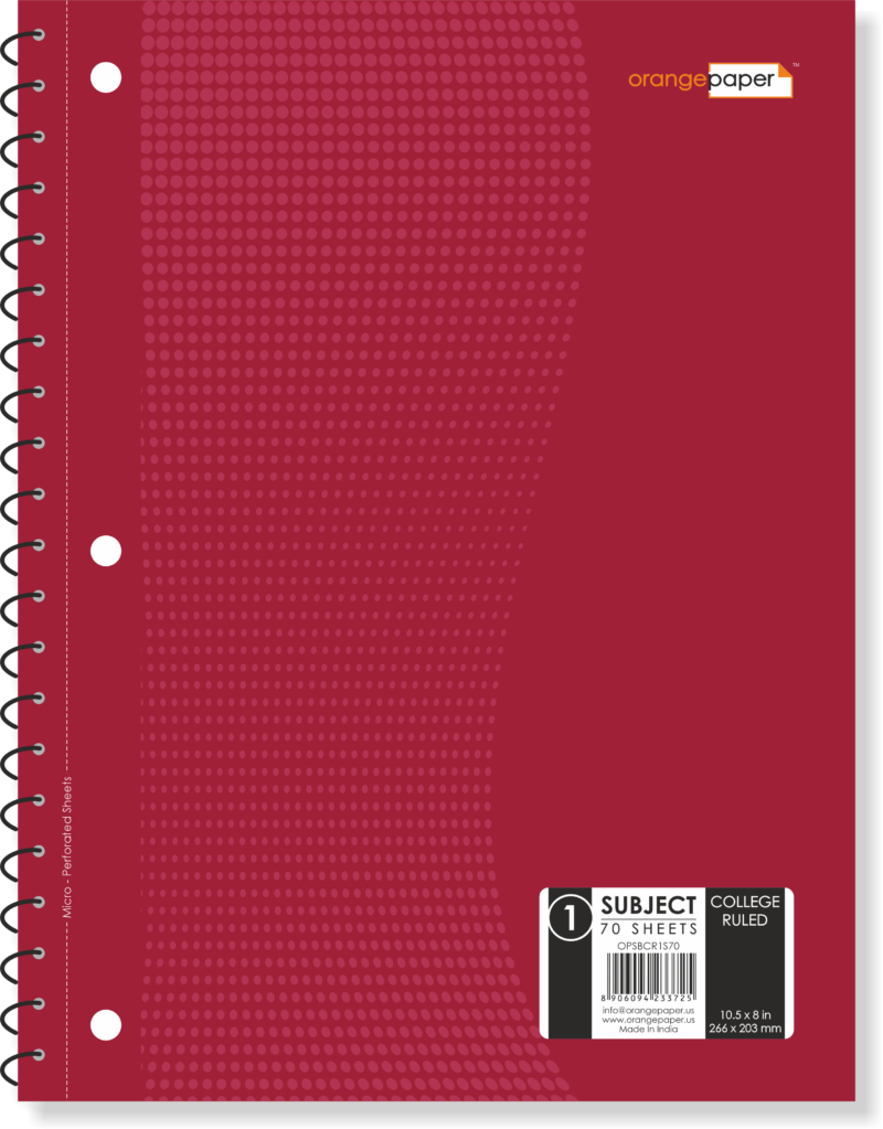 1 Subject book, college Ruled, 70 Sheets, 10.5 x 8 in - Image 3