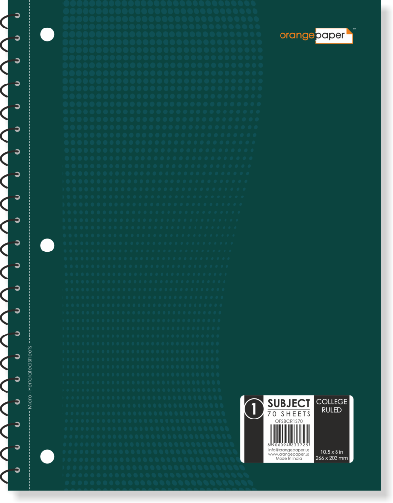 1 Subject book, college Ruled, 70 Sheets, 10.5 x 8 in - Image 2