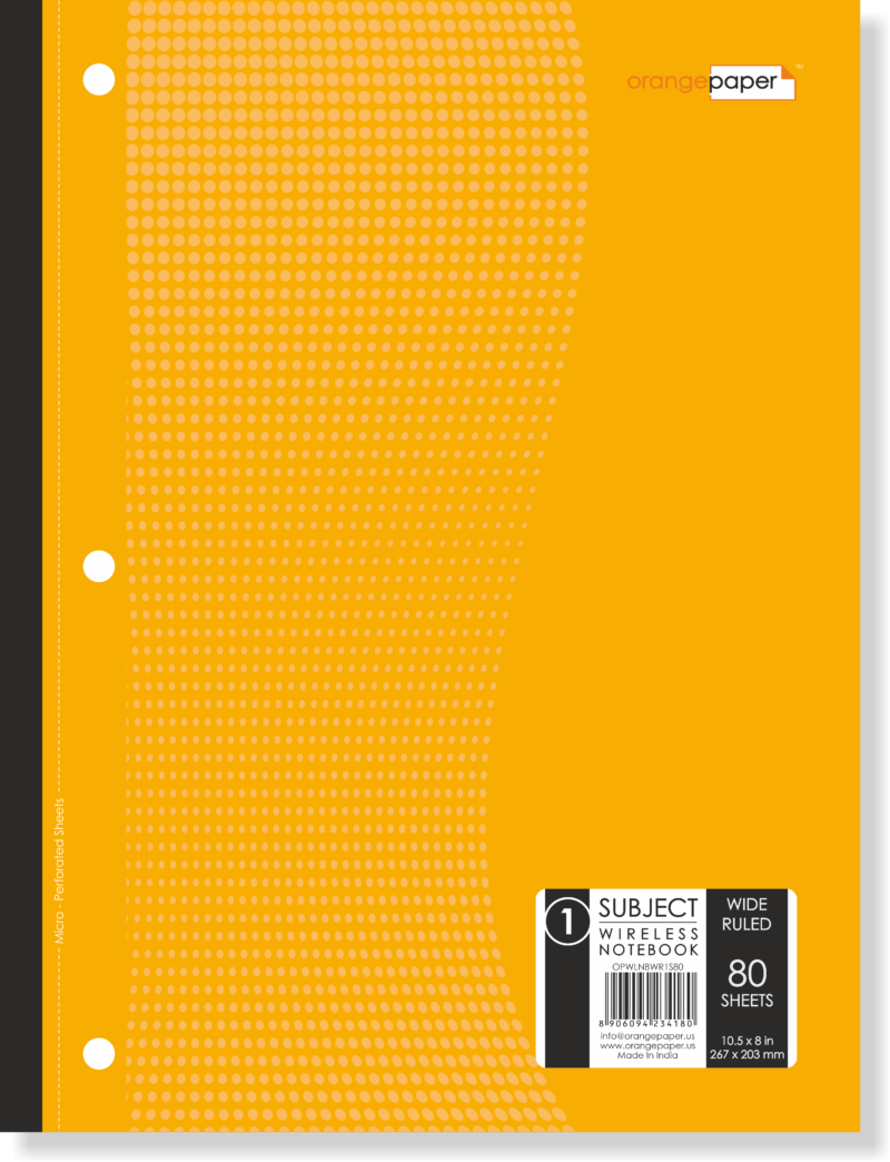 1 Subject Book, Wide Ruled, 80 Sheets, 10.5 x 8 in, wireles - Image 4