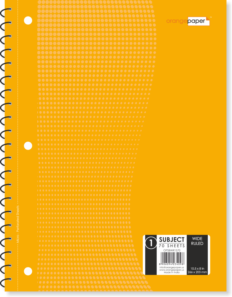 1 Subject Book, Wide Ruled, 70 Sheets, 10.5 x 8 in - Image 2