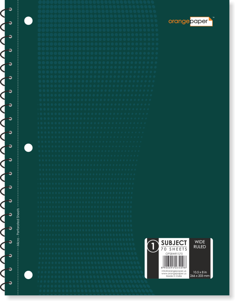 1 Subject Book, Wide Ruled, 70 Sheets, 10.5 x 8 in - Image 3