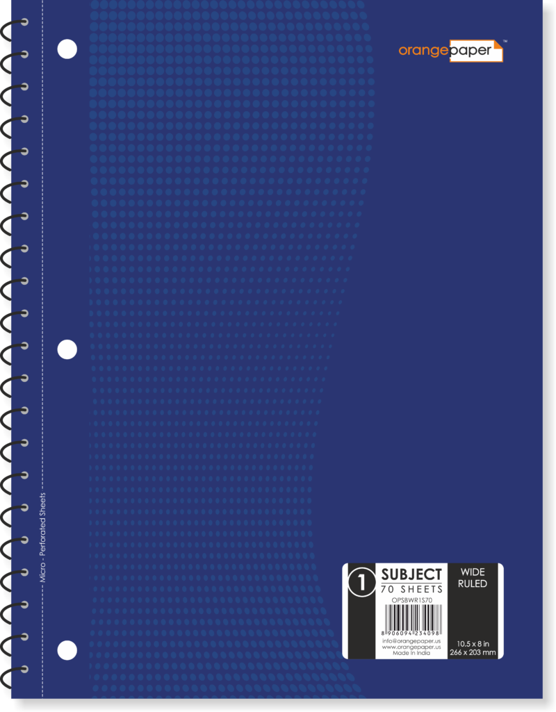 1 Subject Book, Wide Ruled, 70 Sheets, 10.5 x 8 in - Image 4