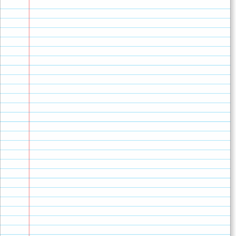 Legal pad, 80 Sheets, 11 3/4 x 8 1/2 in